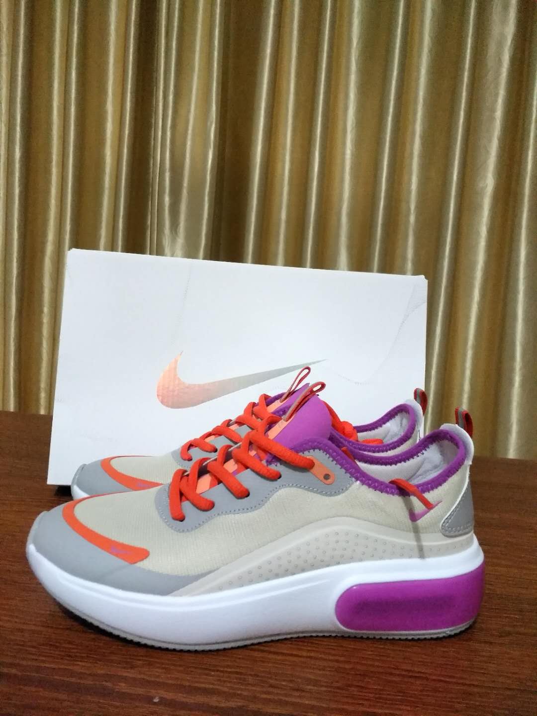 Women Nike Air Max Dia Grey Purple Shoes